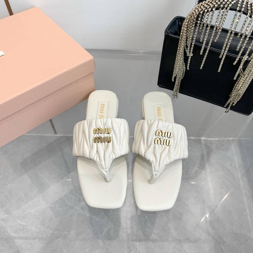 Miu Miu sheepskin slippers & sandals collection 1-5